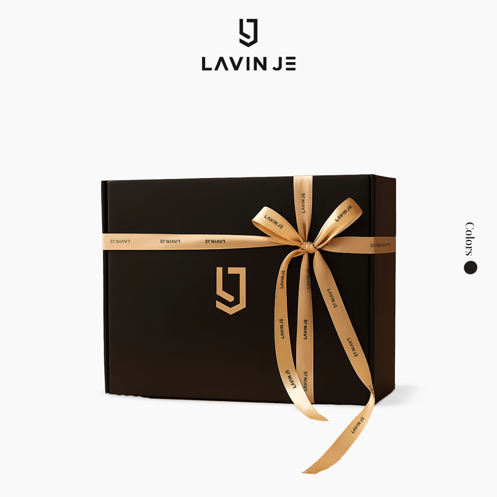 

LAVIN JE Giftbox Tas Mewah Giftbox Hitam Pita Elegan 1083