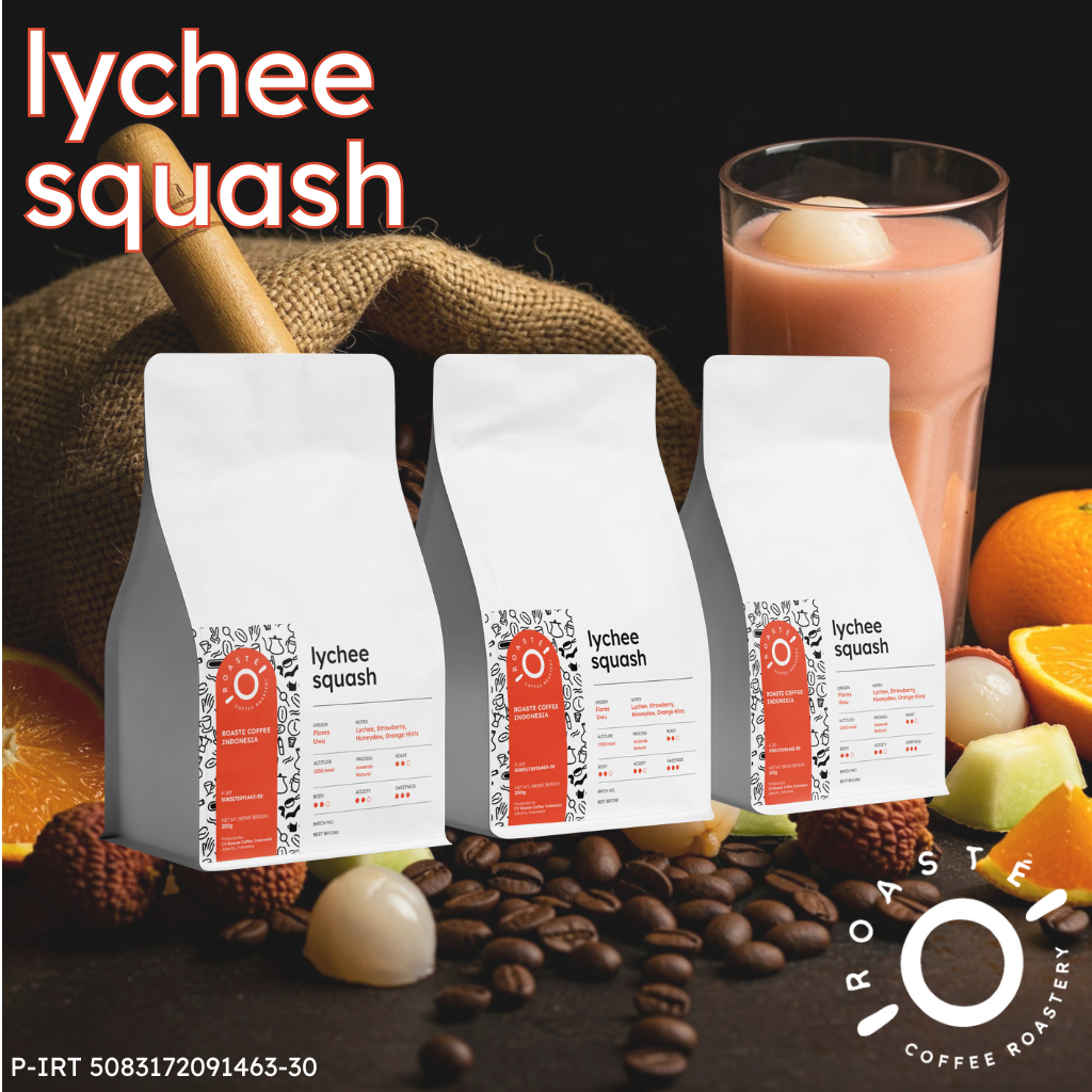 

Lychee Squash 1000 gr - Kopi Coffee Arabica Flores Anaerob Natural Espresso V60