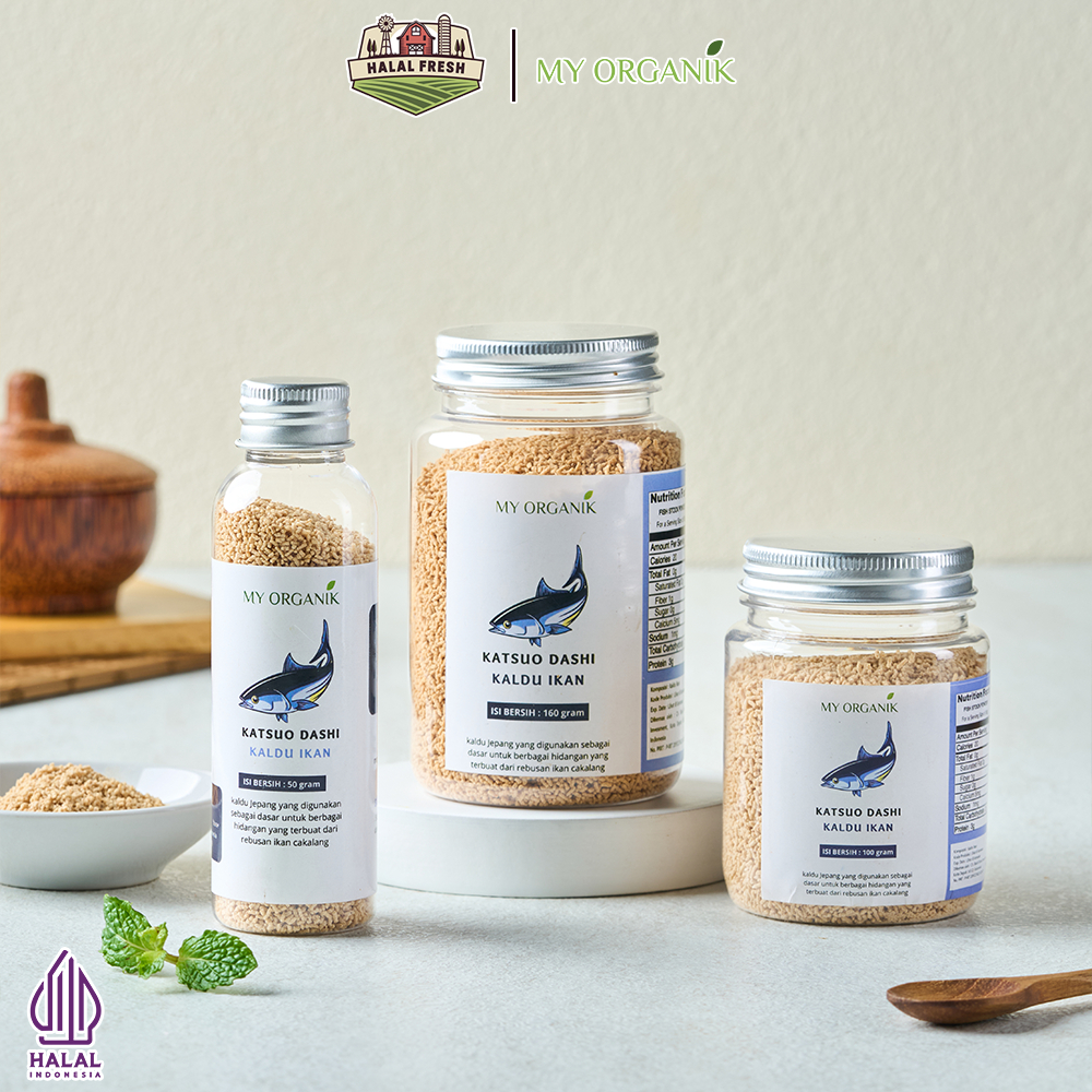 

My Organik Katsuo Dashi Halal Kaldu Ikan Ramen Udon Jepang 50 gr 100 gr 160 gr