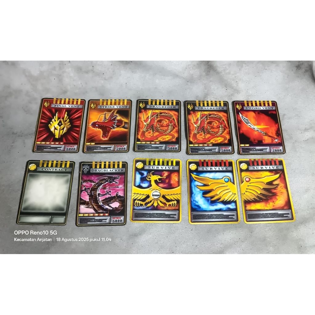 ADVENT CARD KAMEN RIDER RYUKI