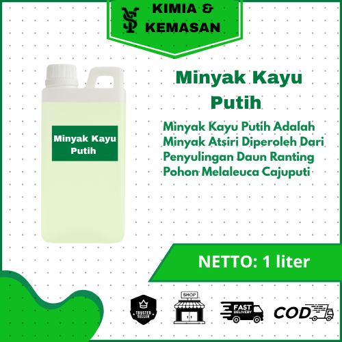 

Minyak Kayu Putih / Cajeput Oil / Oleum Cajeputi 1liter