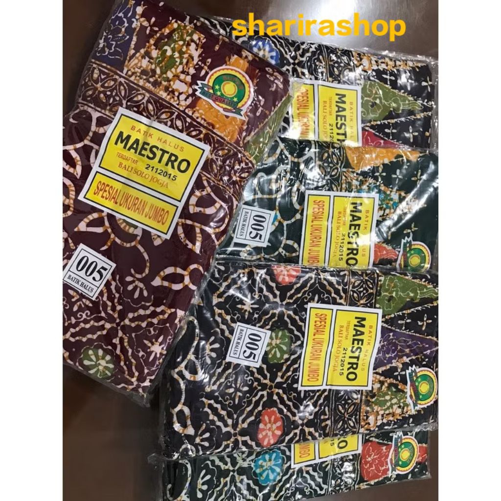 SARUNG MAESTRO JUMBO HARGA TERJANGKAU, SARUNG BATIK WANITA, SARUNG BATIK SUDA DI JAHIT, SARUNG BATIK