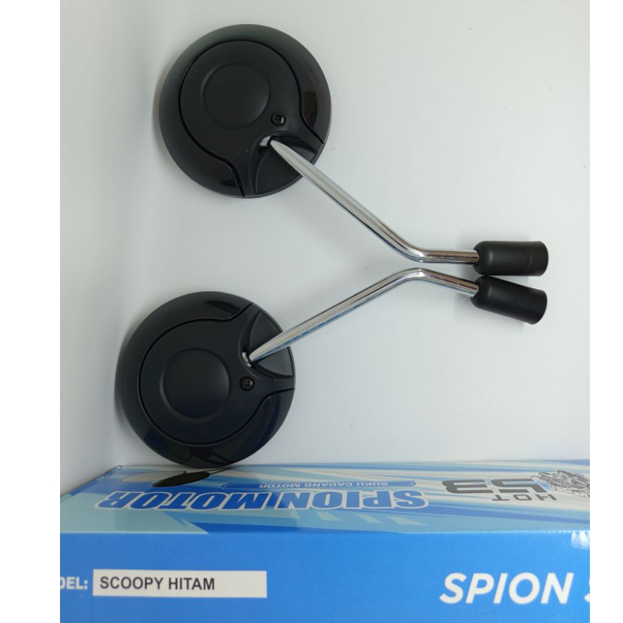 KACA SPION MOTOR HONDA SCOOPY HITAM ORIGINAL SEPION MOTOR HONDA SCOOPY SKUPI HITAM ORIGINAL