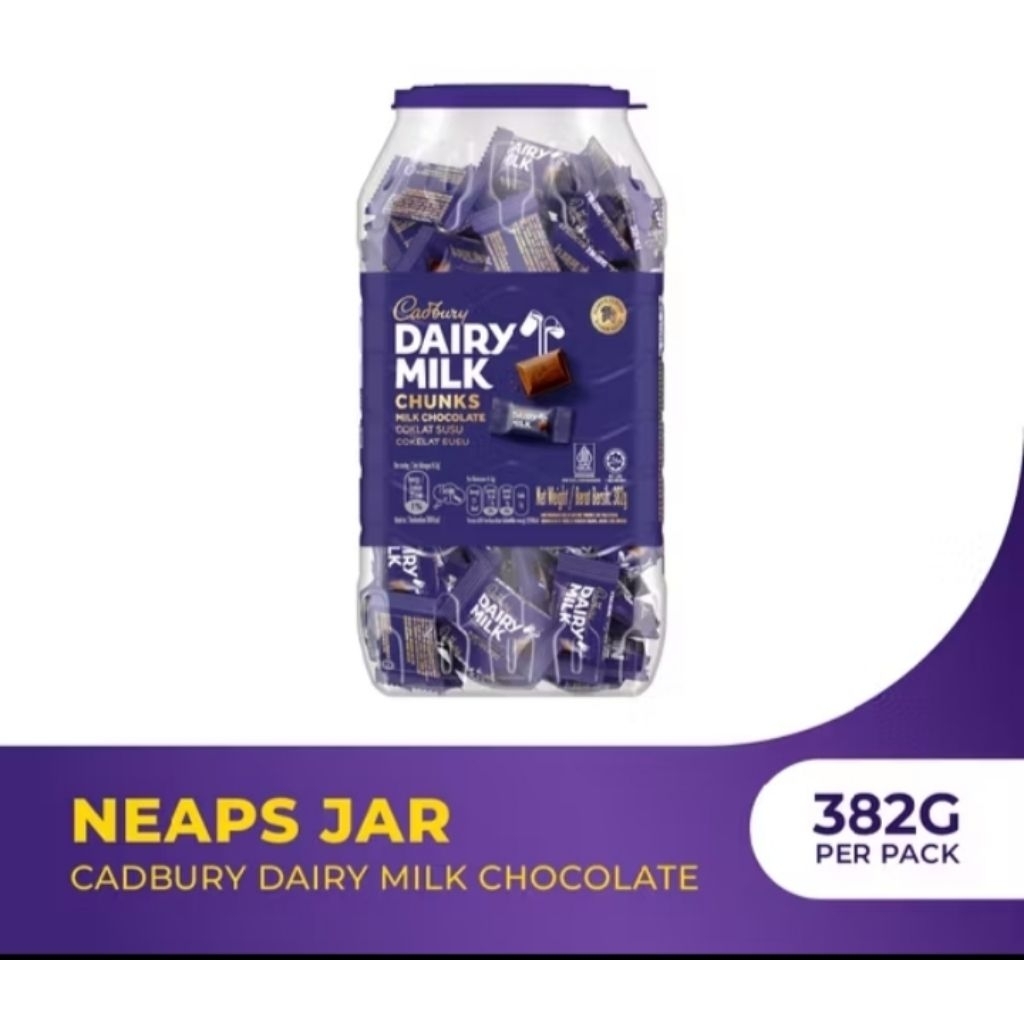 

Cadbury toples share in jar 382 gram kemasan baru