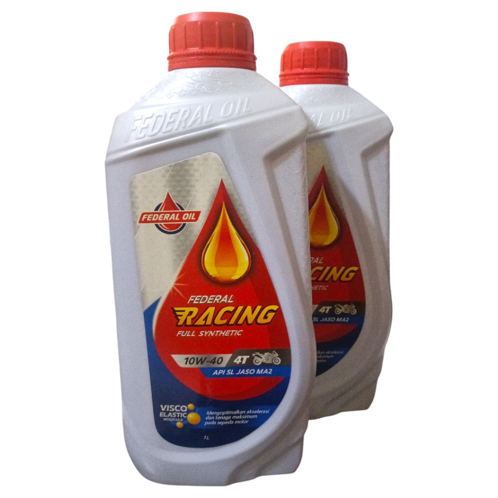 Oli Federal Racing 10W-40  1Lt Oli Mesin Federal 1000ml Oli Mesin Ultratec 1lt Mpx