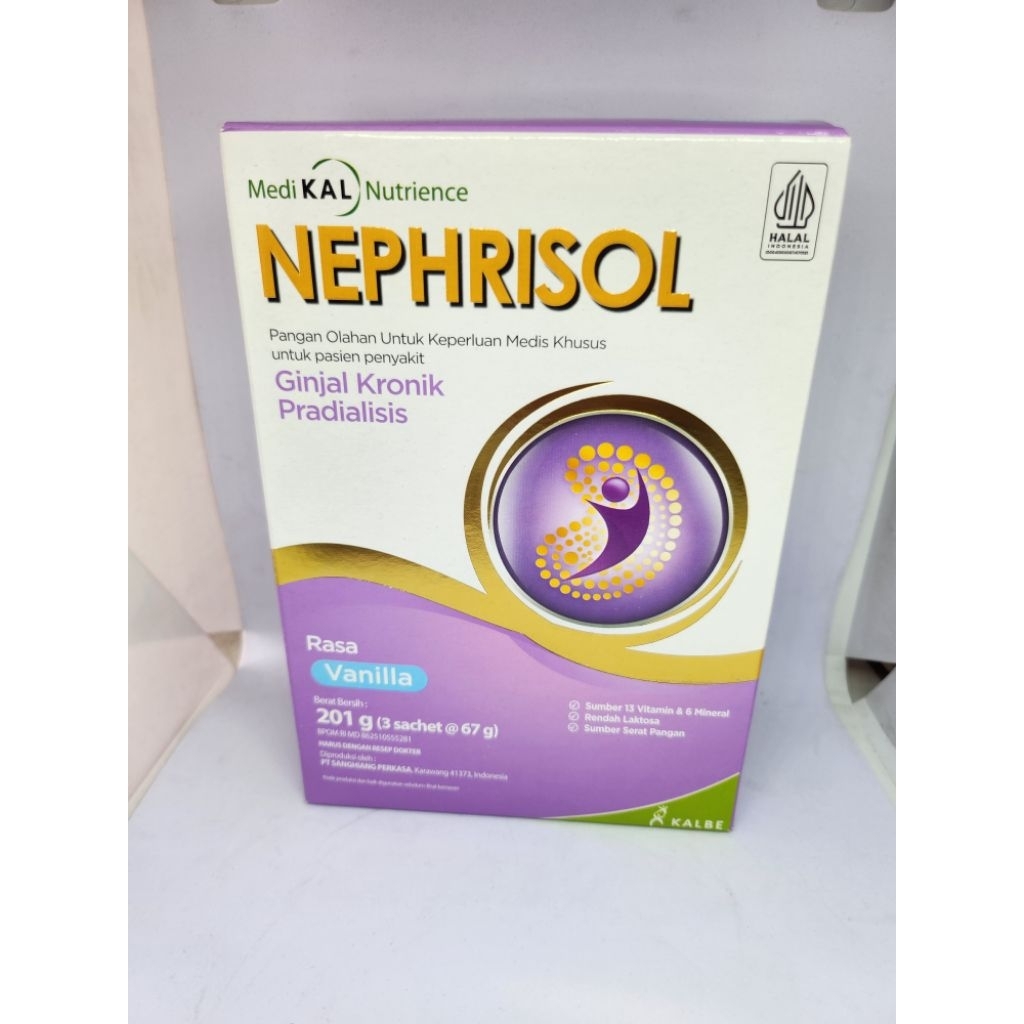 

NEPHRISOL VANILA 201gram / pasien ginjal kronik pradialisis