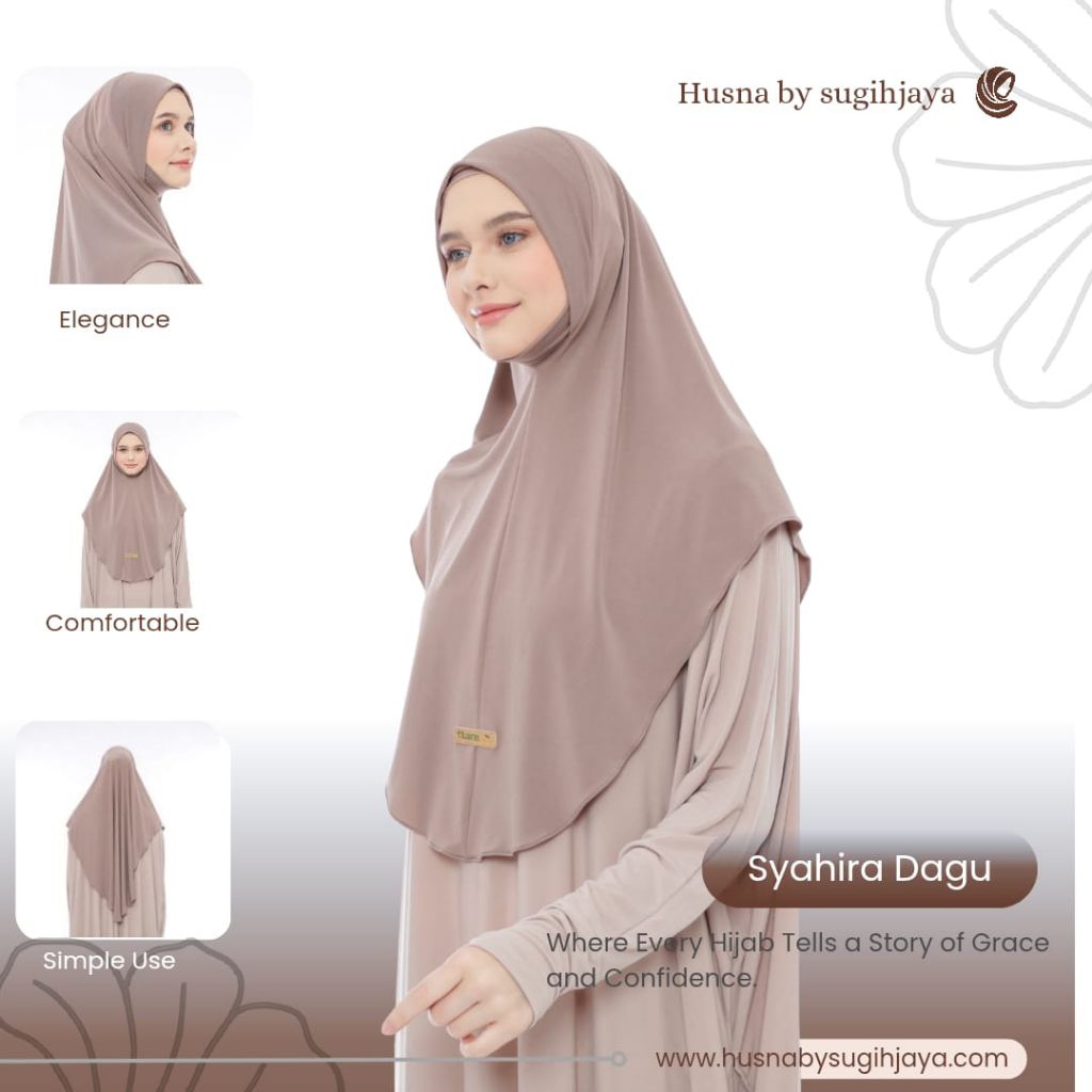 Syiria dagu syahira by husna hijab | hijab instan dagu | husna hijab