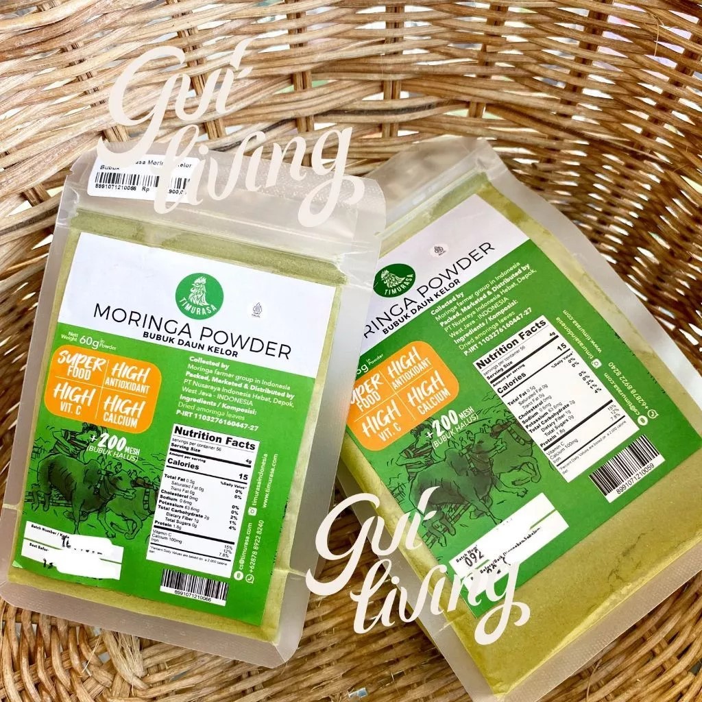

Bubuk Daun Kelor Original Moringa Powder Timurasa