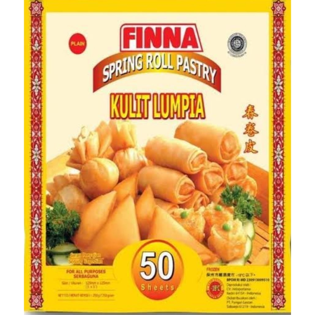 

Finna Spring Roll Pastry Kulit Lumpia 50 Lembar