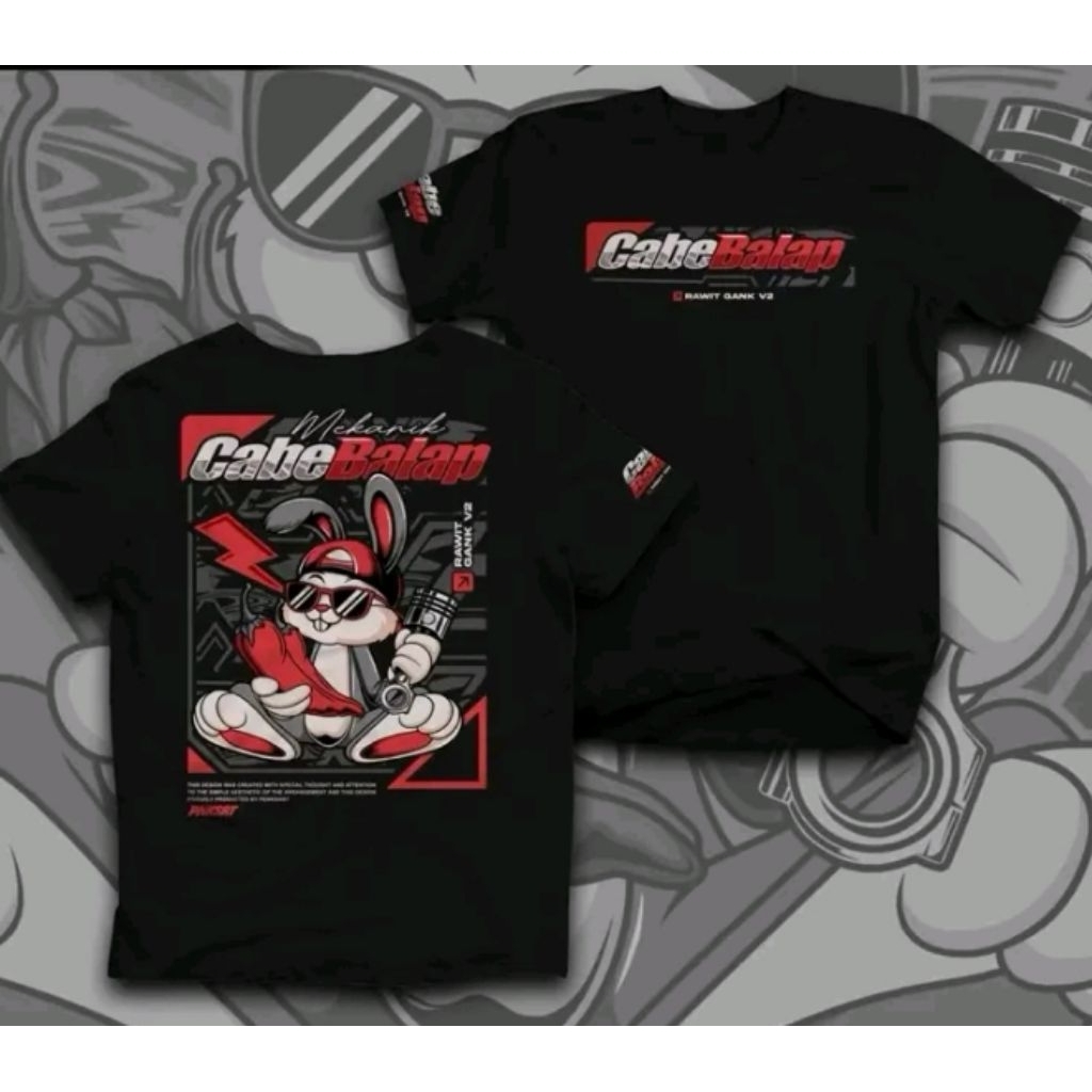 KAOS MEKANIK CABE BALAP - Rawit gank Baju Distro Kekinian