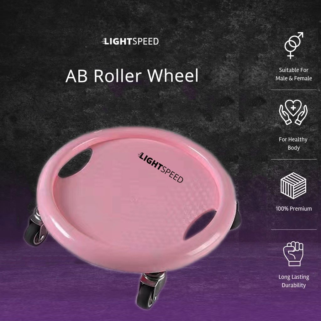LIGHTSPEED AB Roller Wheel for Abdominal / Mute Four Wheel Abdominal Abs Roller/CORE COASTER