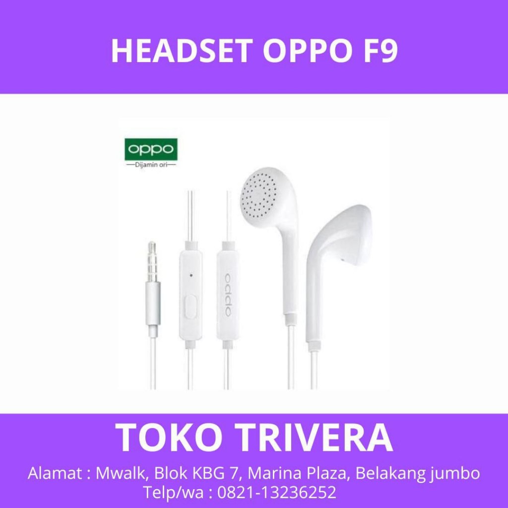 Headset Oppo F9
