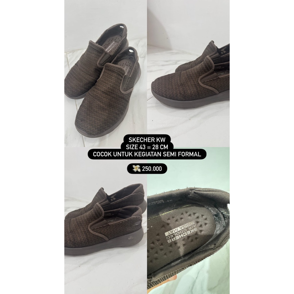 PRELOVED SEPATU PRIA SKECHER KW