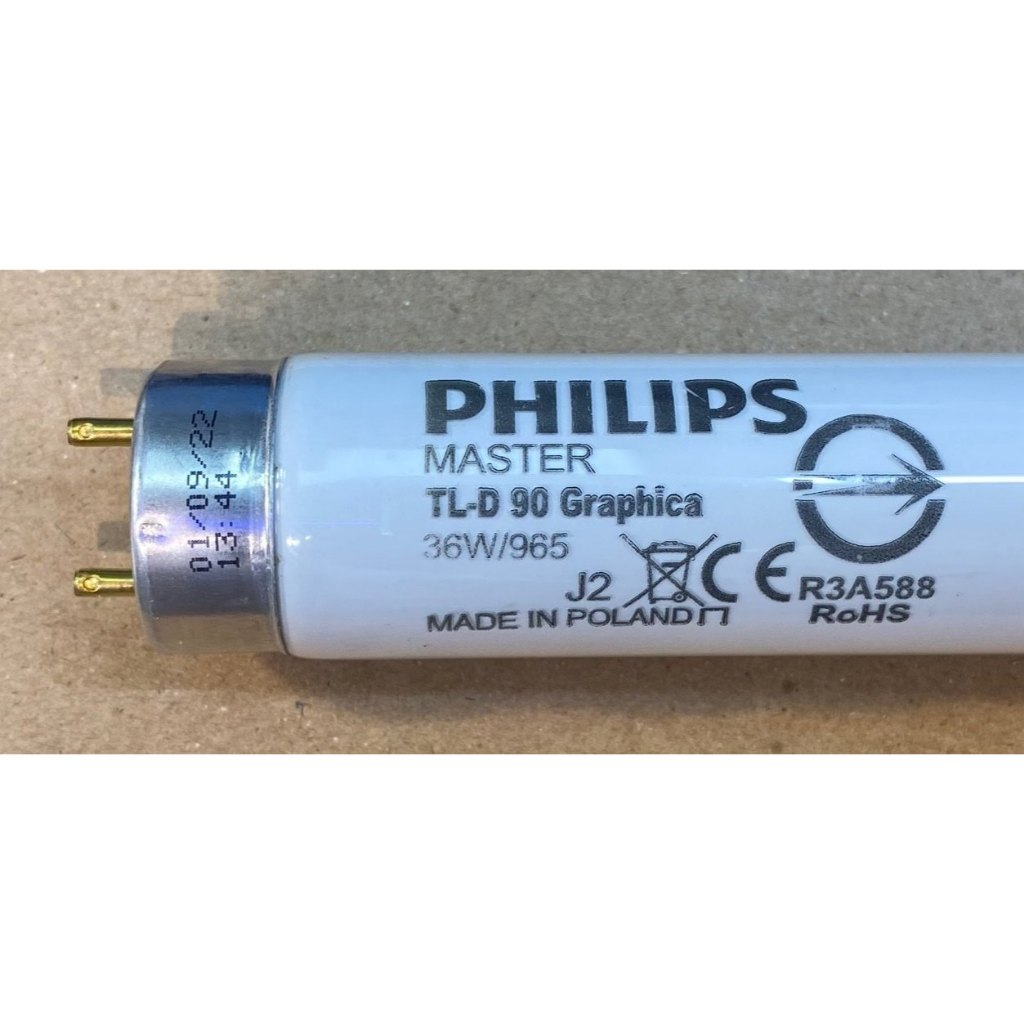 PHILIPS MASTER TL-D Graphica 36W/965 SLV Made In Poland