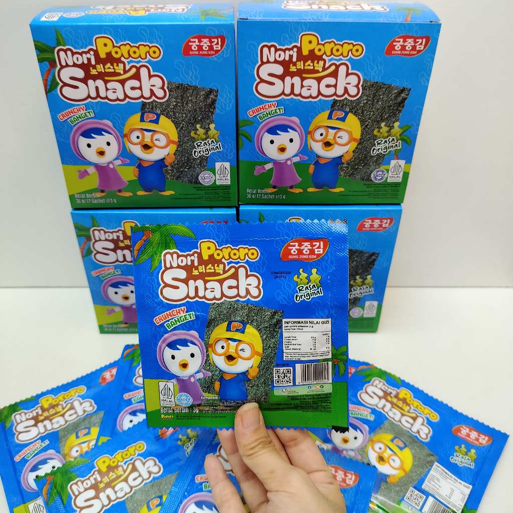 

1 BOX ISI 12PCS - NORI PORORO CRUNCHY