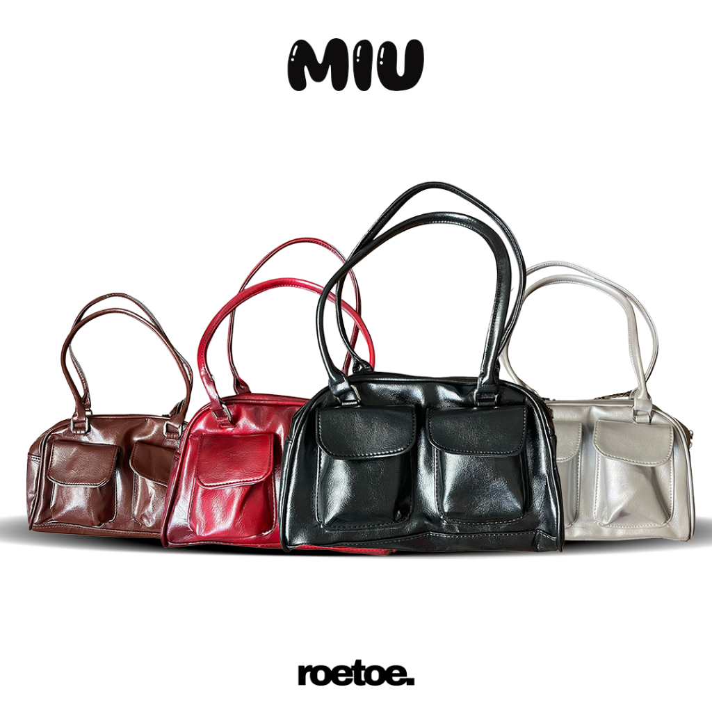 Tas wanita tas handle Miu bag - Roetoe