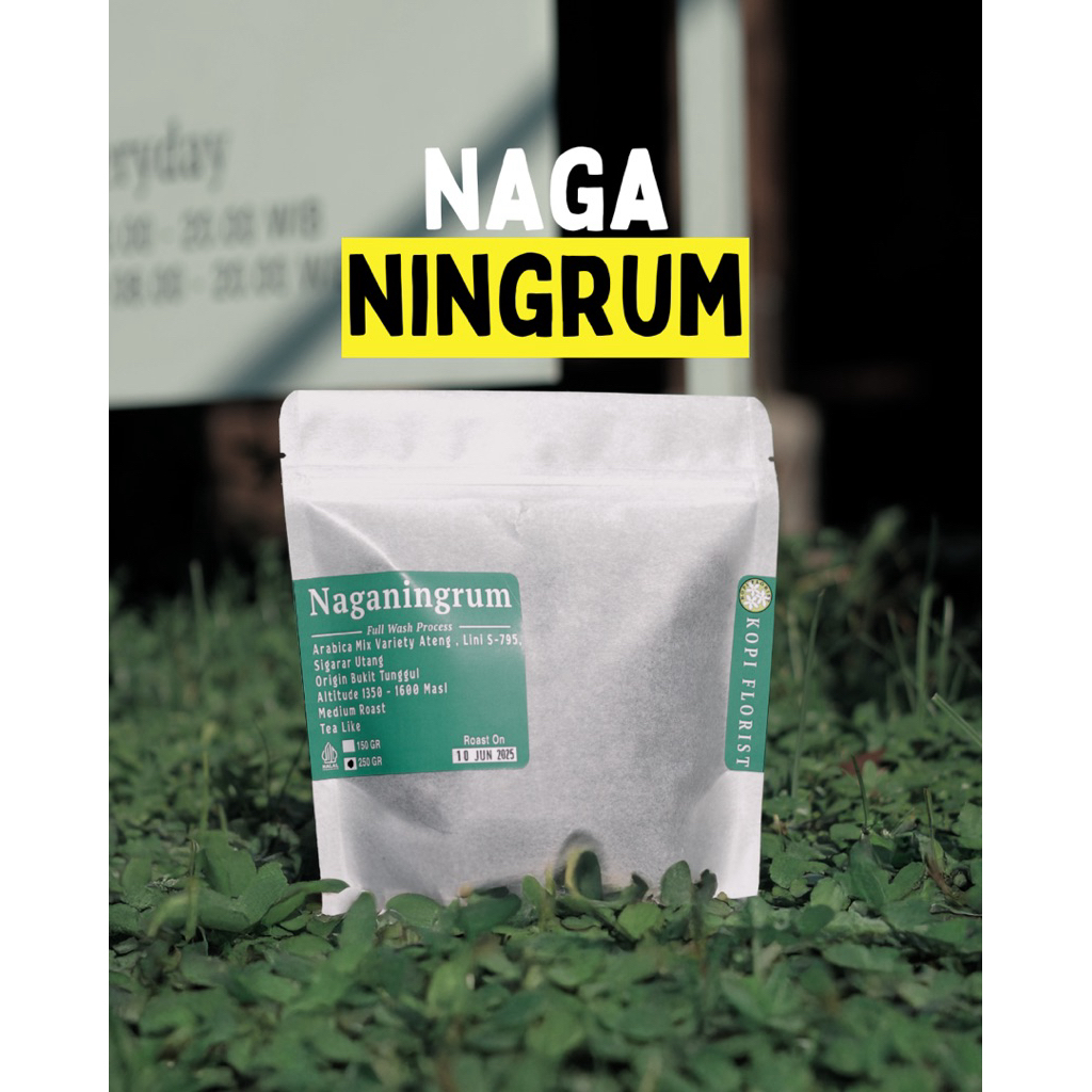 

Biji Kopi Sangrai Arabika Specialty Washed Bandung - Naganingrum