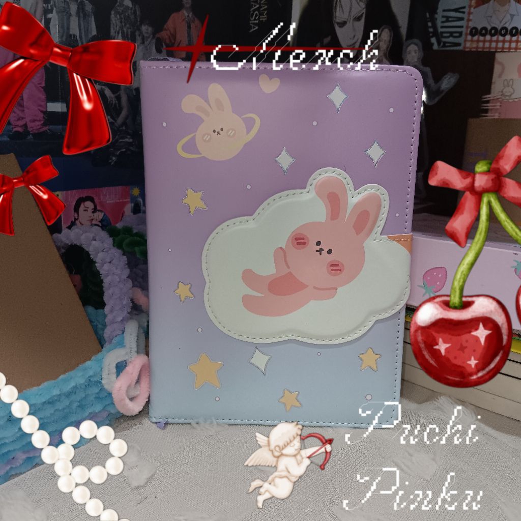 

Cute diary book made of soft leather. | KKV