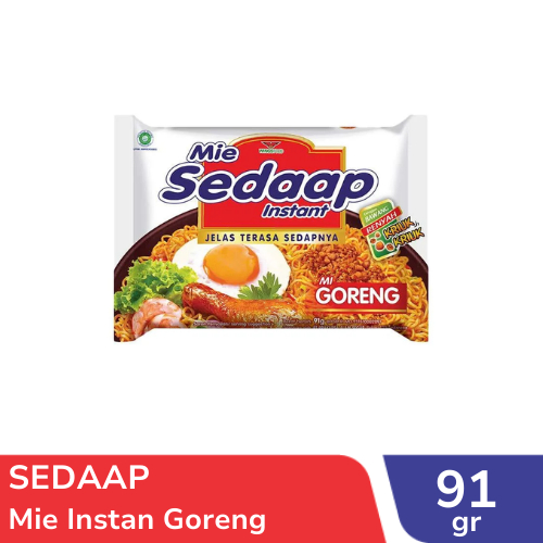 

MIE SEDAAP GORENG INSTAN 91GR