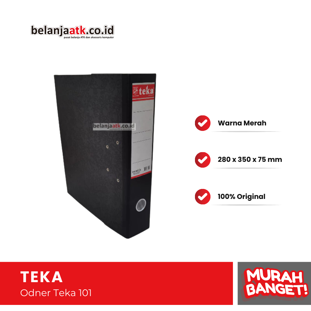 

Odner Teka 101 Merah Folio / F4