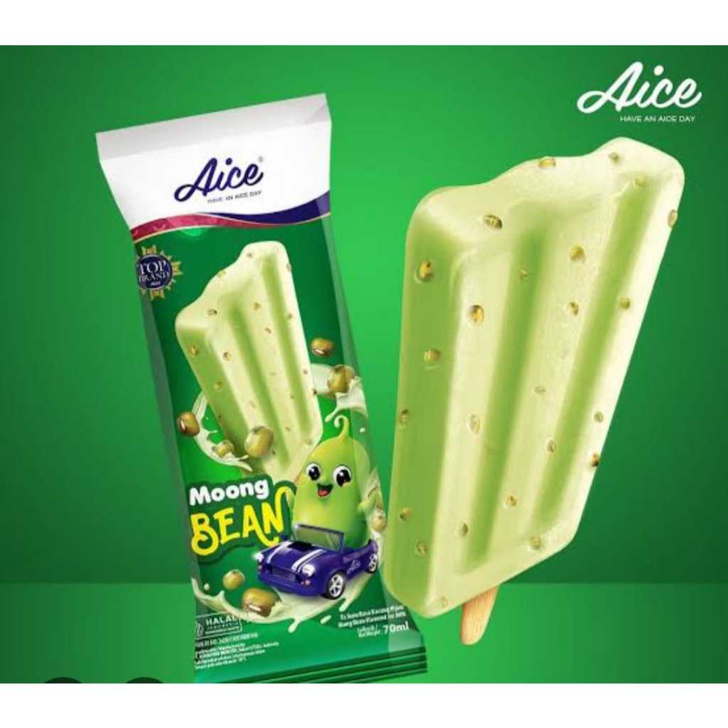 

Ice Cream Aice Moong Bean Kacang Hijau isi 30 pcs