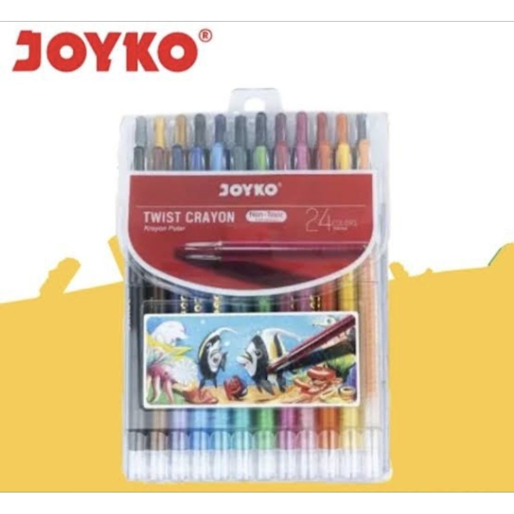 

CRAYON PUTAR JOYKO (ORIGINAL) PANJANG ISI 12 WARNA