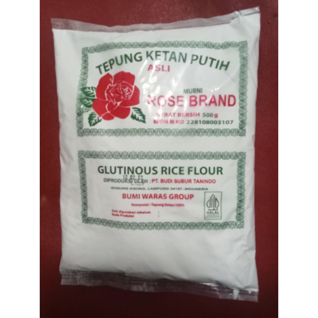 

Tepung ketan putih Rosebrand 500gr