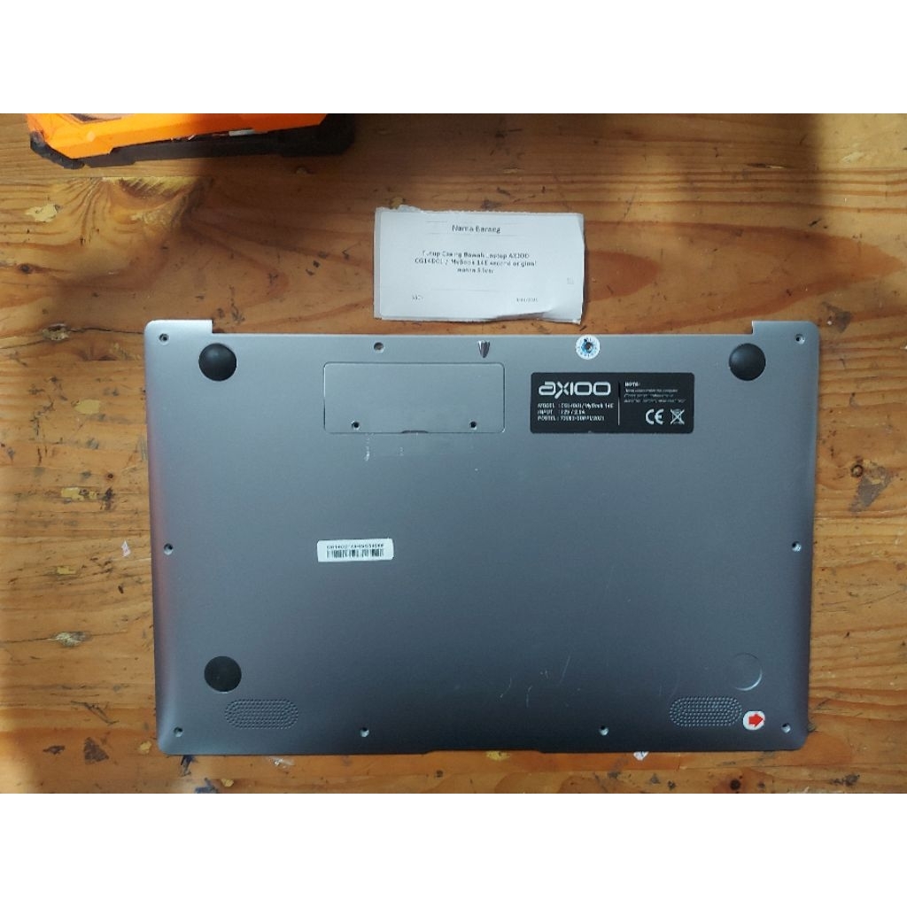 Tutup Casing Bawah Laptop AXIOO CG14D01 / Mybook 14E second original warna silver