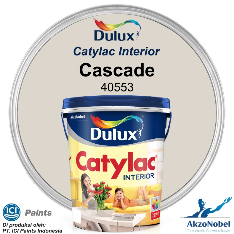 CAT DULUX CATYLAC INTERIOR 5 KG - CASCADE 40553 (Warna Readymix)