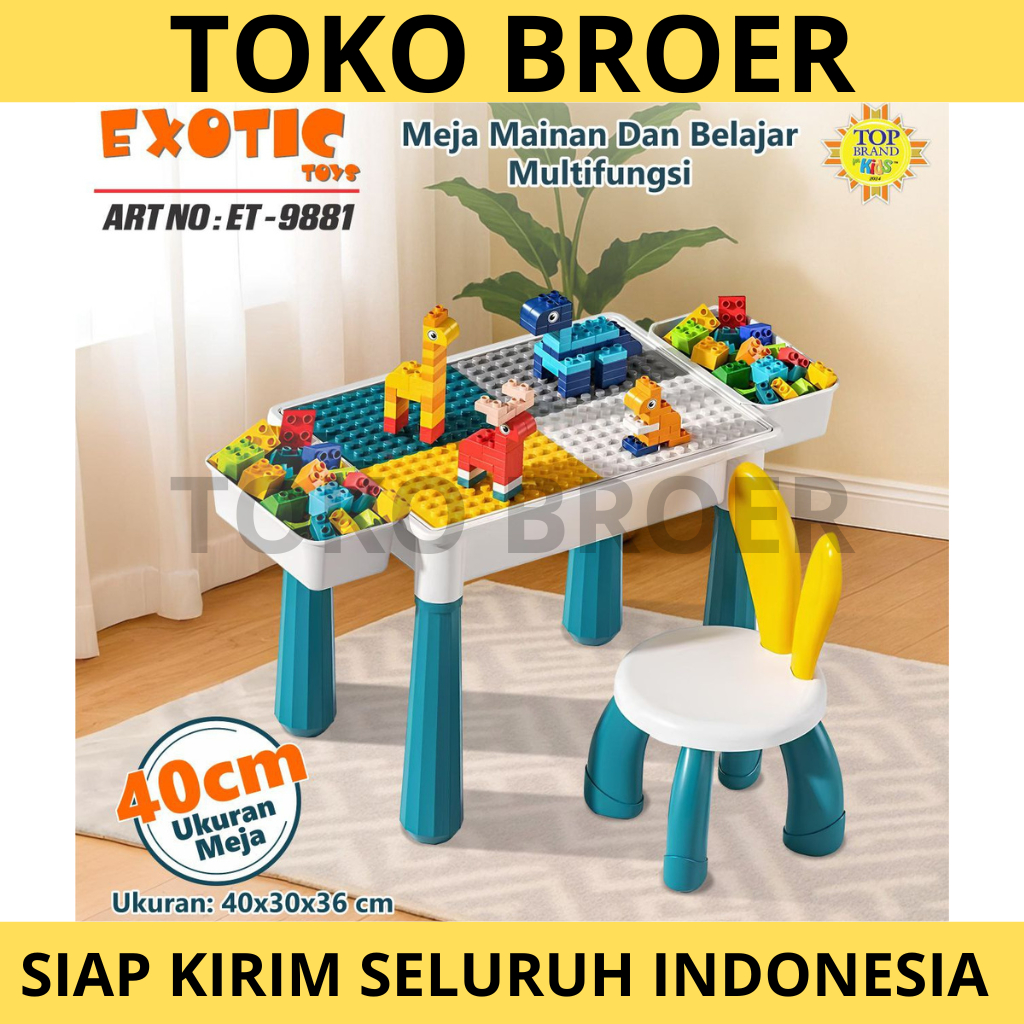 Meja multifungsi lego 6 in 1 SB988 SB9881 SB9882 SB9883 SB9884