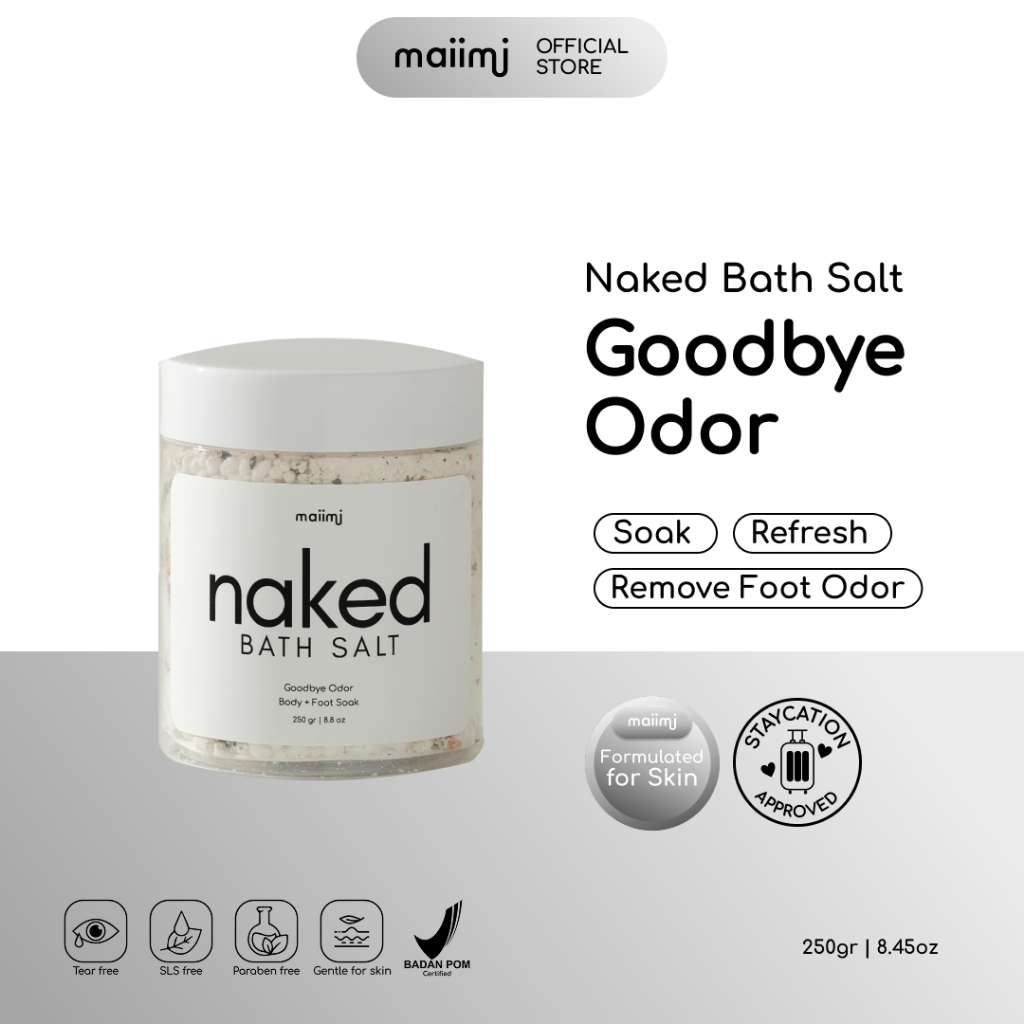 Naked Bath Salt: Goodbye Odor Bath Salt Garam Mandi