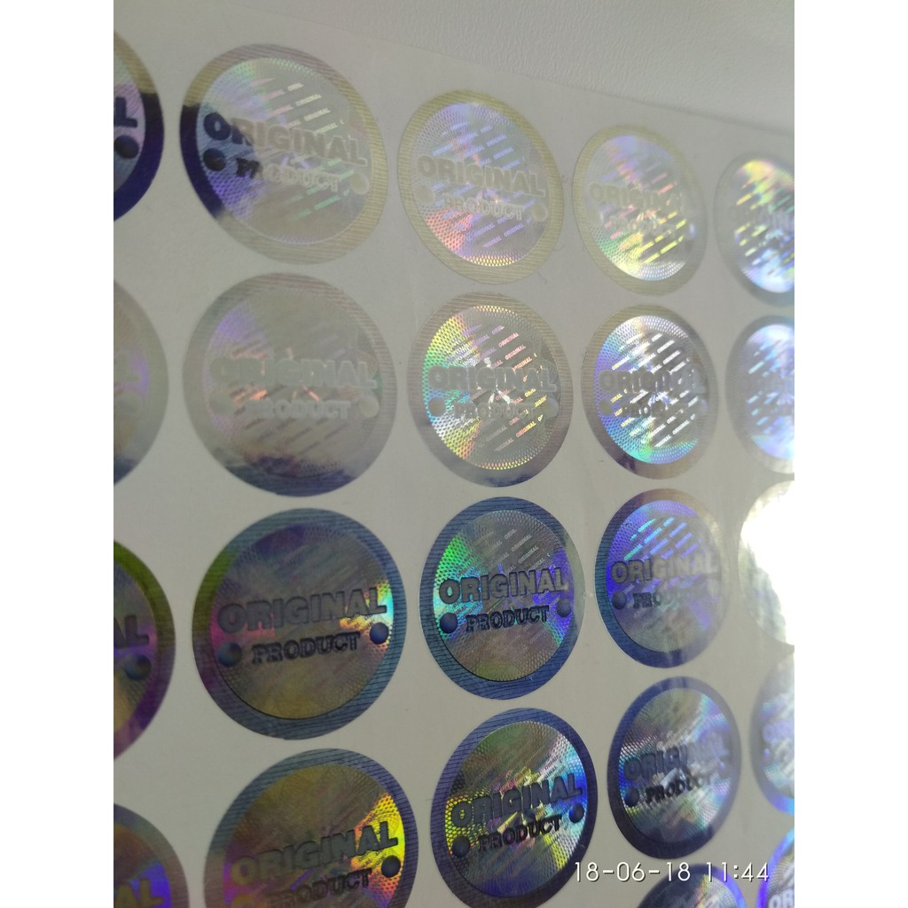 

Stiker Hologram Original Mutiara Silver / Sticker Hologram