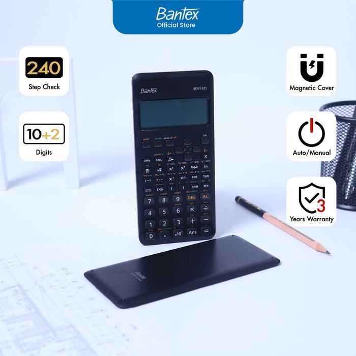 

Bantex Scientific Calculator / Kalkulator Dengan 552 Fungsi Untuk Sekolah dan Kantor BD991ID
