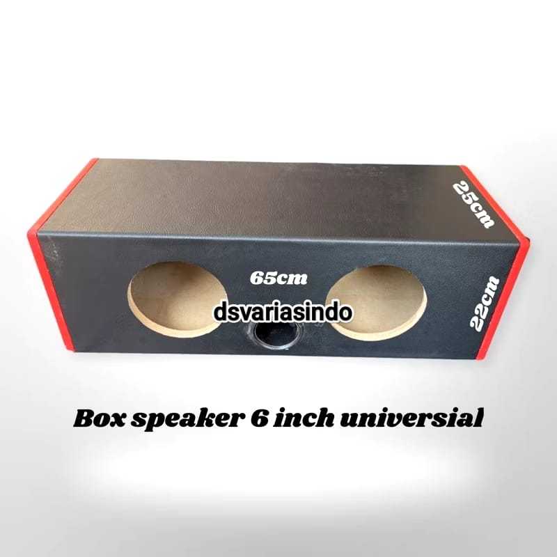 Box Speaker 6 Inch 6,5 Inch Double Speaker Universal