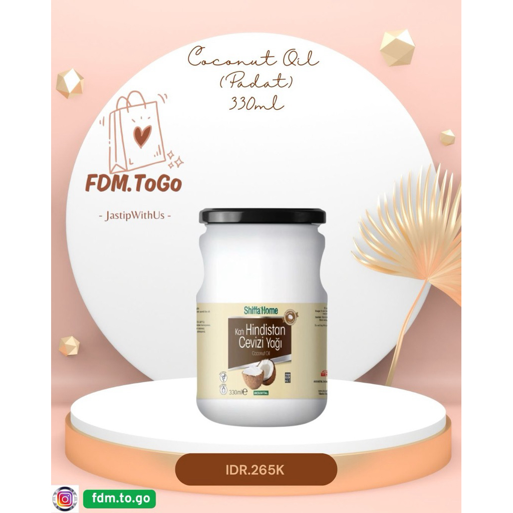 

ShiffaHome Minyak Kelapa Padat 330 ml – Katı Hindistan Cevizi Yağı | Virgin Coconut Oil | Food Grade