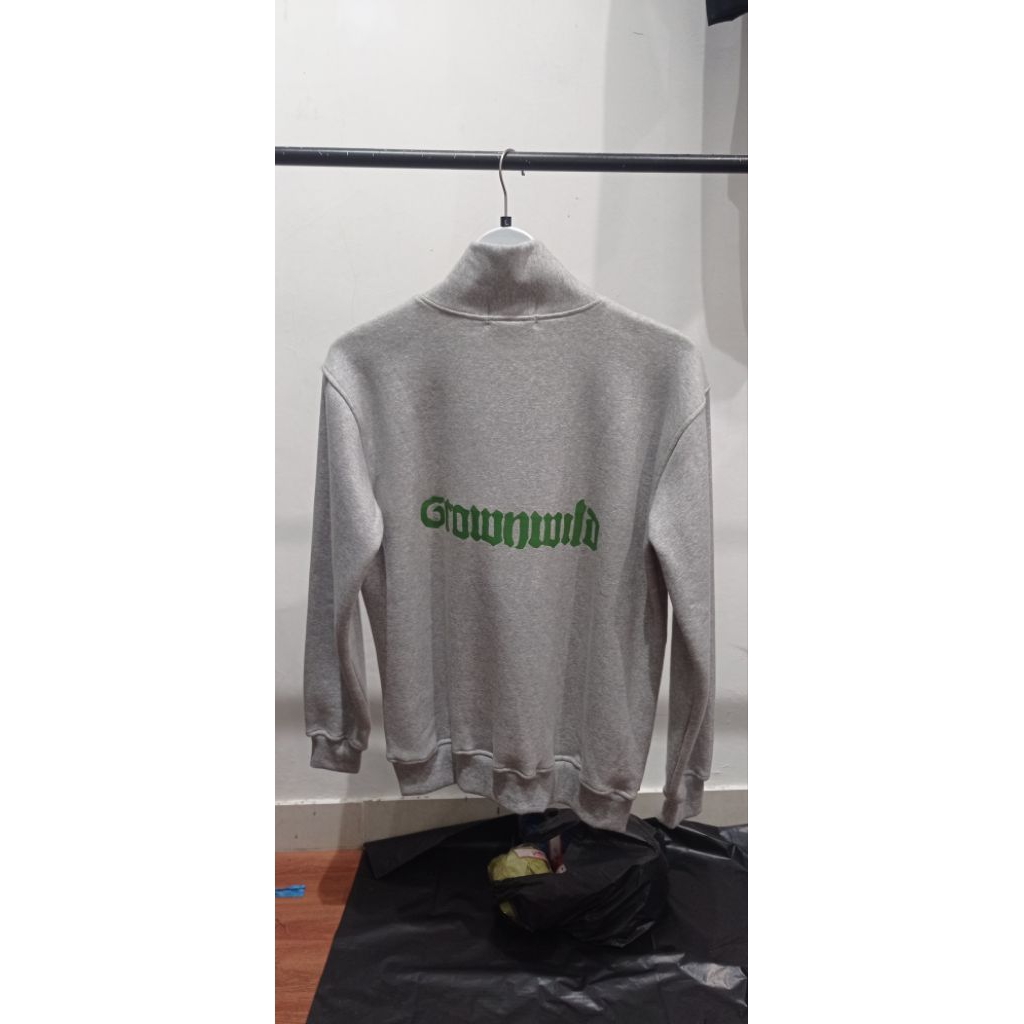 Halfzipp green grownwild