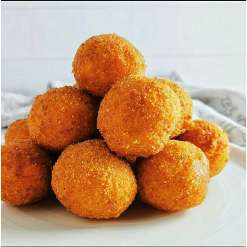 bola bola ubi isi keju dan coklat lumer