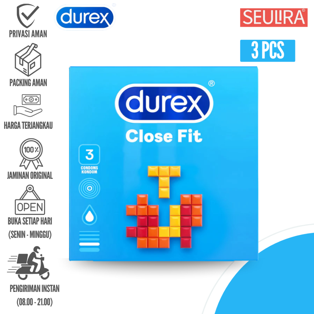 Durex Kondom Close Fit – 3 Pcs