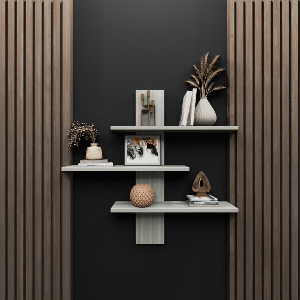 Rak Dinding minimalis - Rak Gantung - Rak Tembok - Hiasan Dinding Kayu