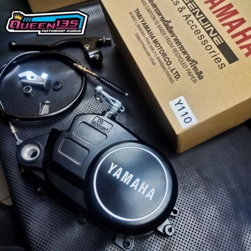 bak kopling Fizr | blok kopling set | kopling kanan | hitam | fizr force