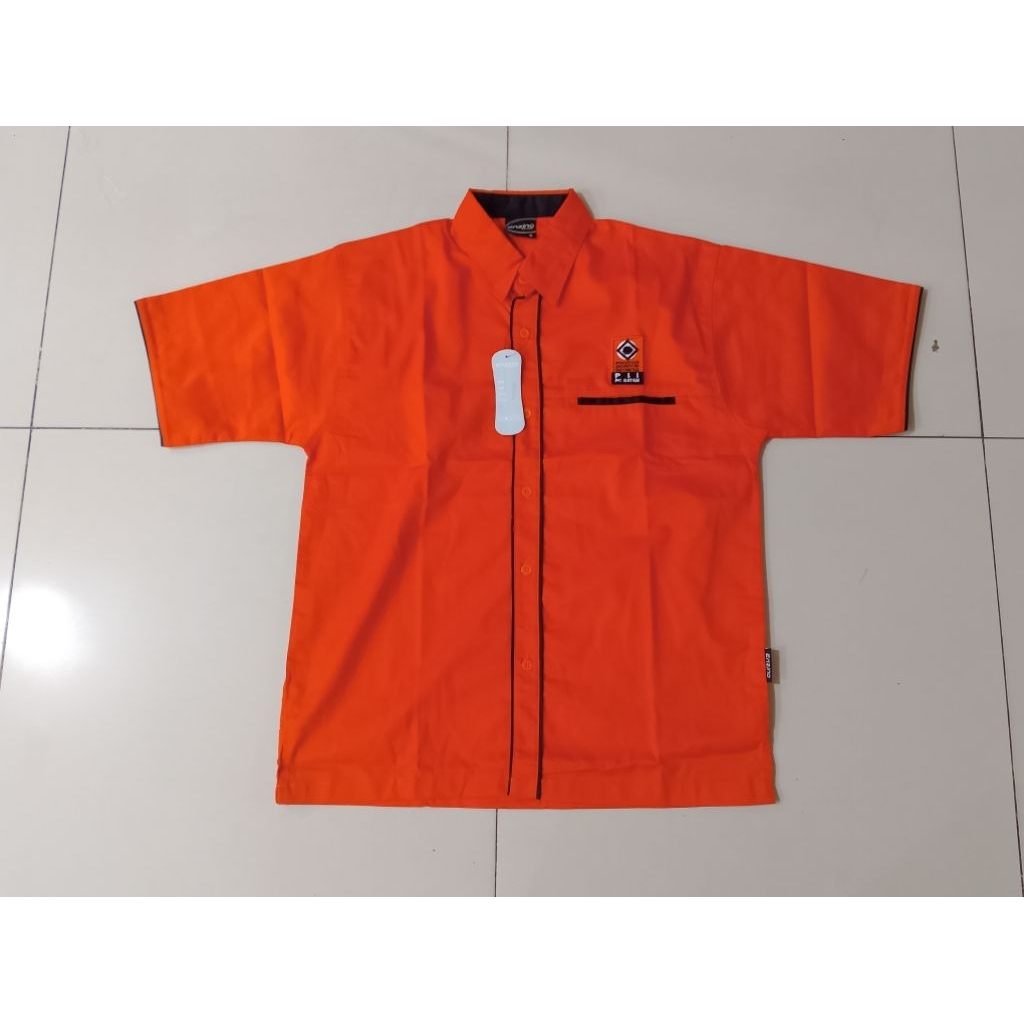 kemeja pii persatuan insinyur Indonesia baju pii Oren pendek