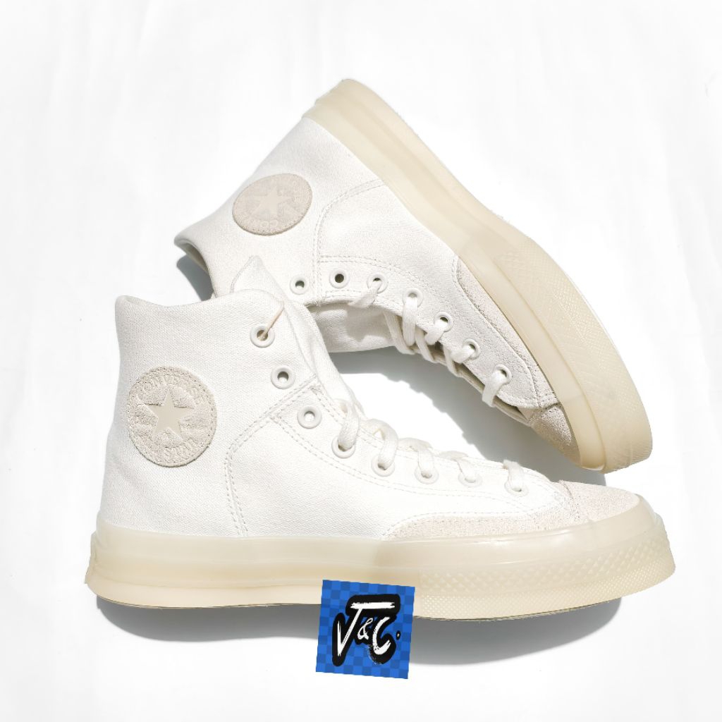 Sepatu Converse Chuck 70 70s Marquis Sport Mesh Lining CX White Ivory