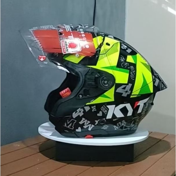 KYT TTR JET REPAINT ESPARGARO BLACK