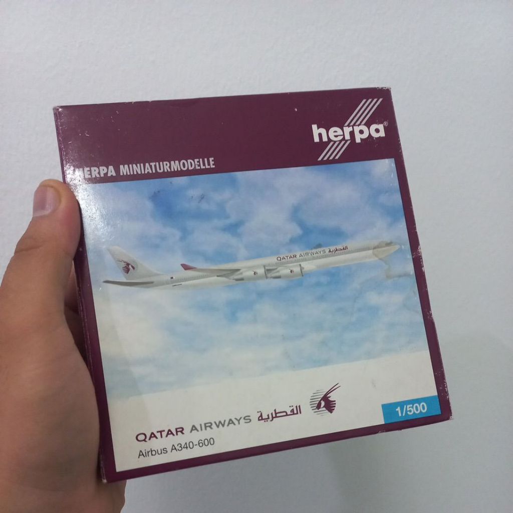 Herpa 1/500 Airplane Qatar Airways