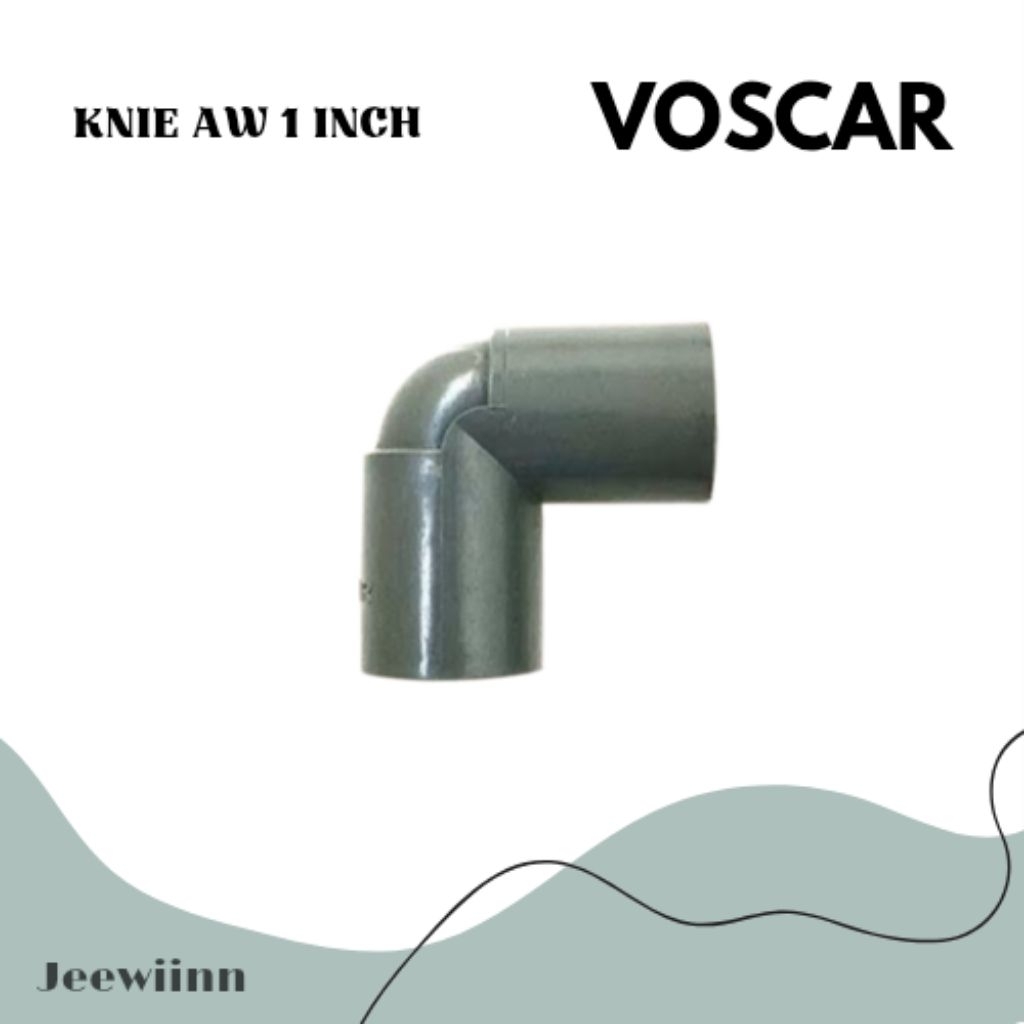VOSCAR Knee Knie AW 1 Inch PVC Elbow AW 1" VOSCAR