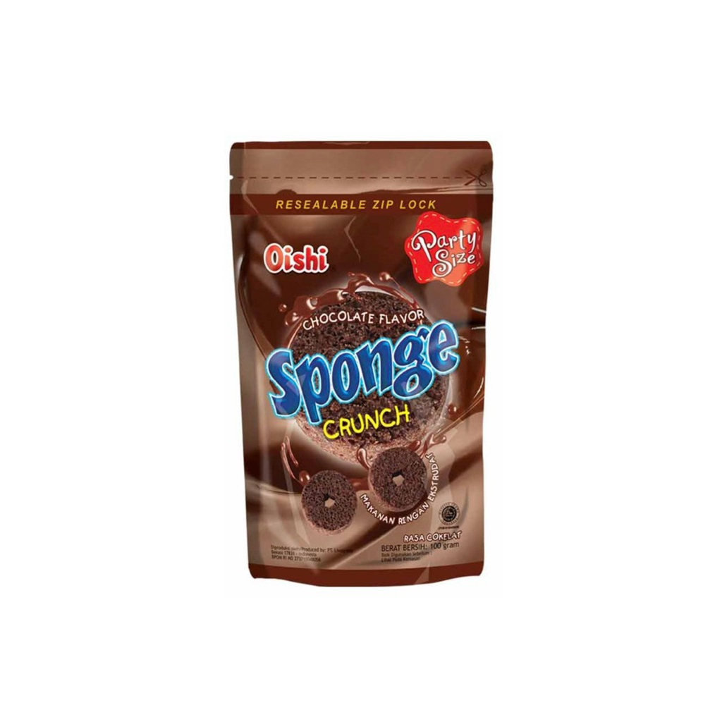 

Sponge Crunch Cokelat Flavor Oishi 100 gram