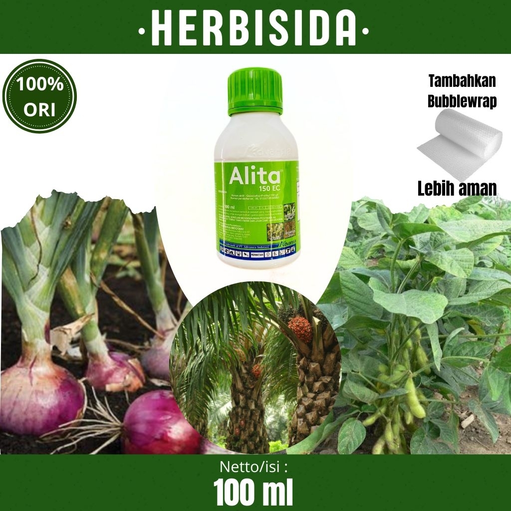 Herbisida selektif ALITA 150EC pengendali gulma tanaman bawangmerah,kacang tanah,kedelai,perkebunan