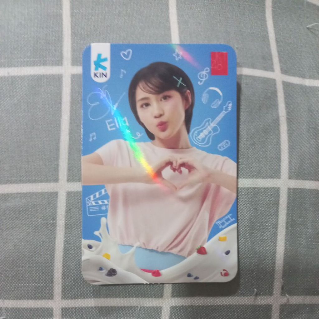 photocard kin yogurt x JKT48 versi ella