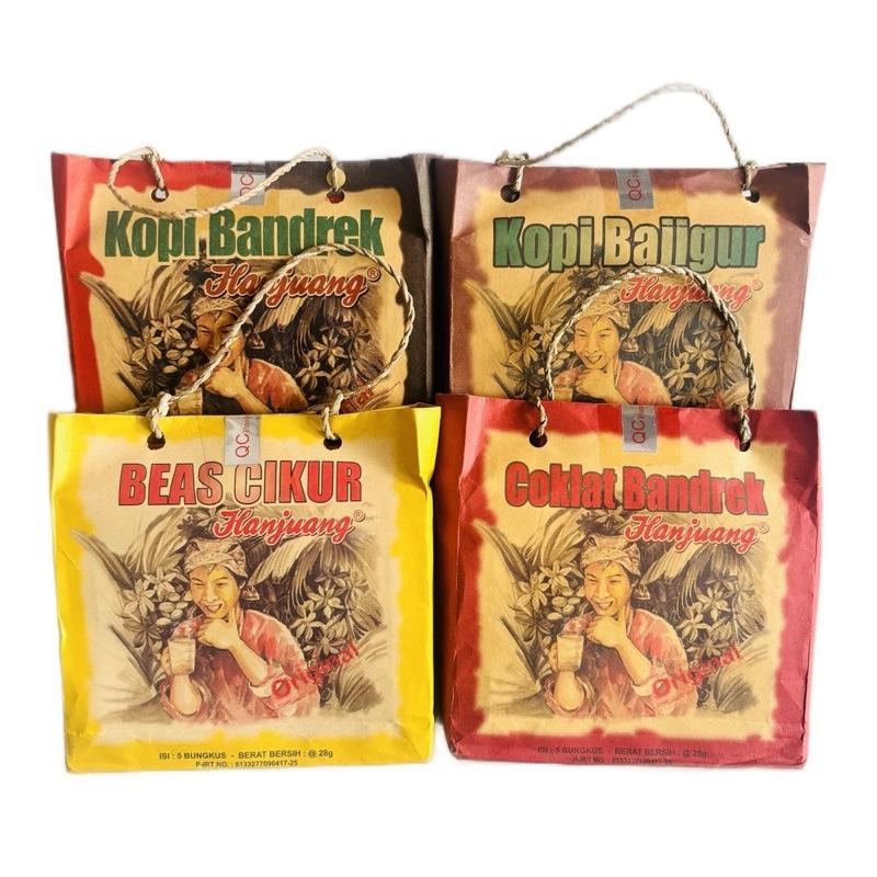 

MINUMAN SEHAT HANJUANG ORIGINAL BANDREK BAJIGUR BEAS CIKUR COKLAT HALAL ISI 5 BUNGKUS