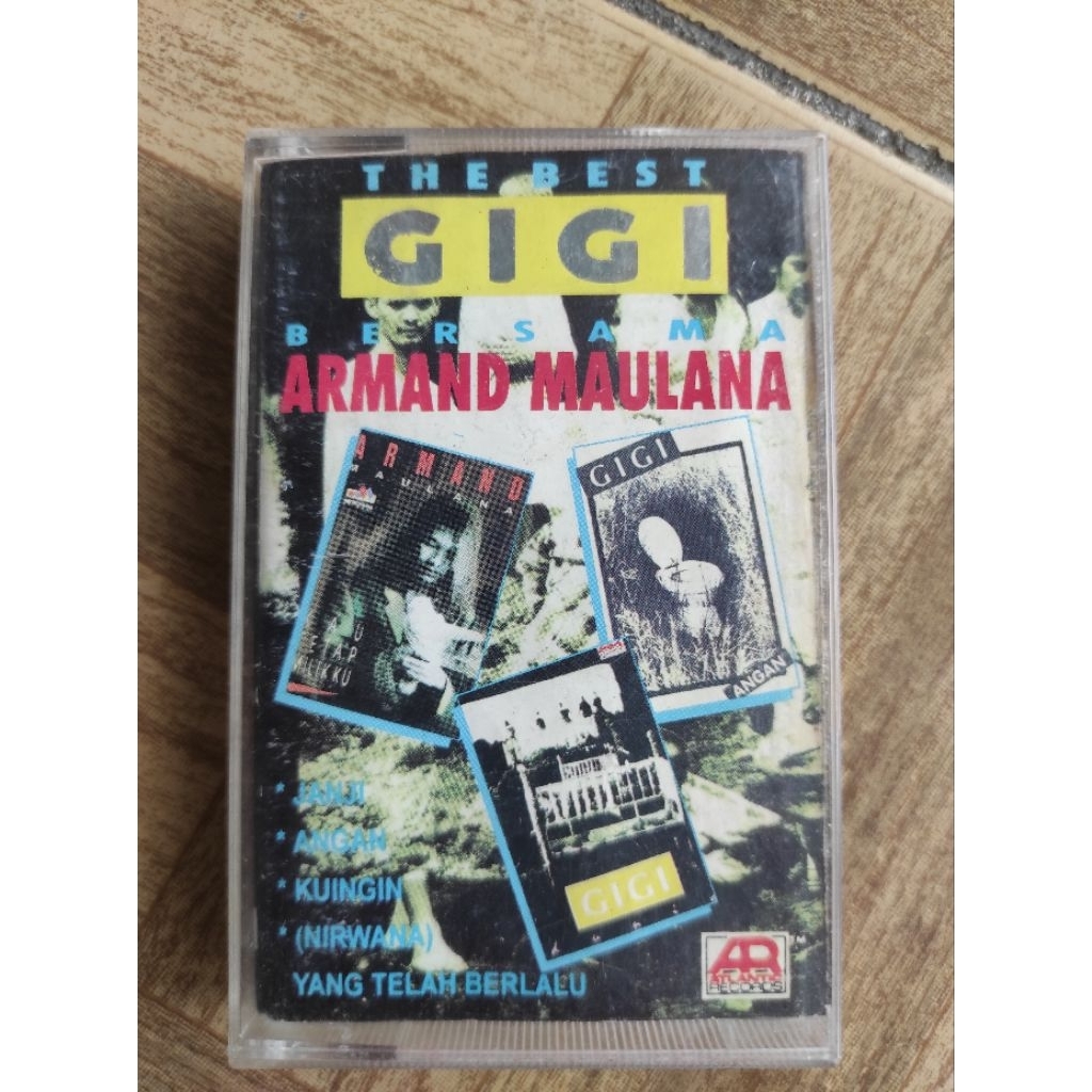 kaset pita the best GIGI bersama ARMAND MAULANA